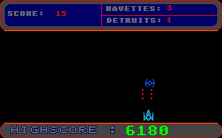Guerre des Étoiles (La) atari screenshot